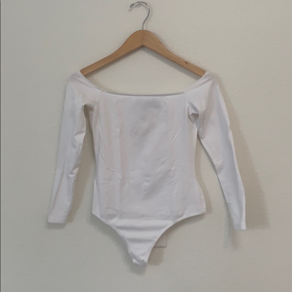 American Apparel Off the Shoulder Bodysuit